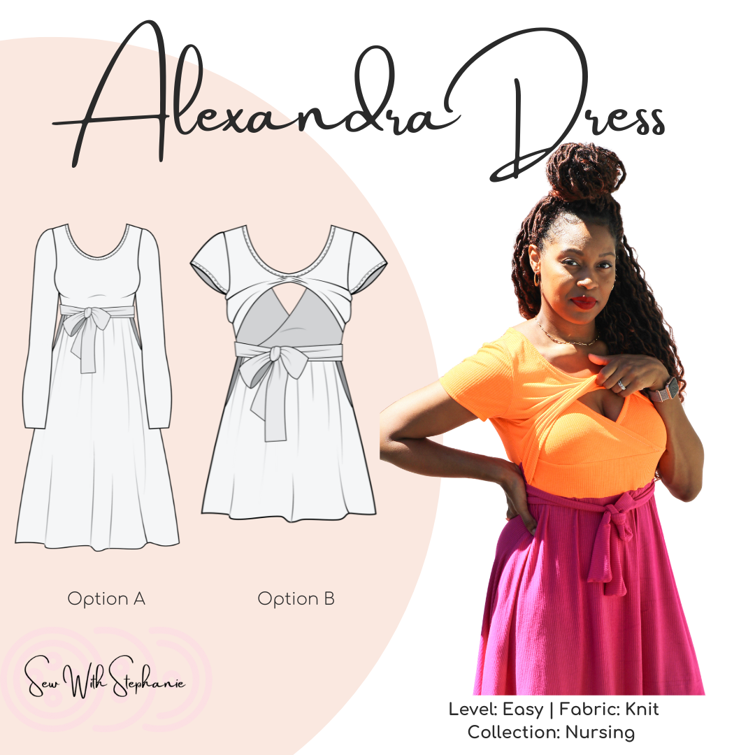 Nursing Dress Sewing Pattern Bundle (PDF)