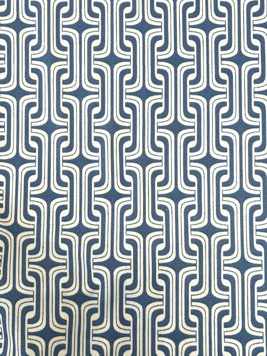 Blue Chain Link Knit