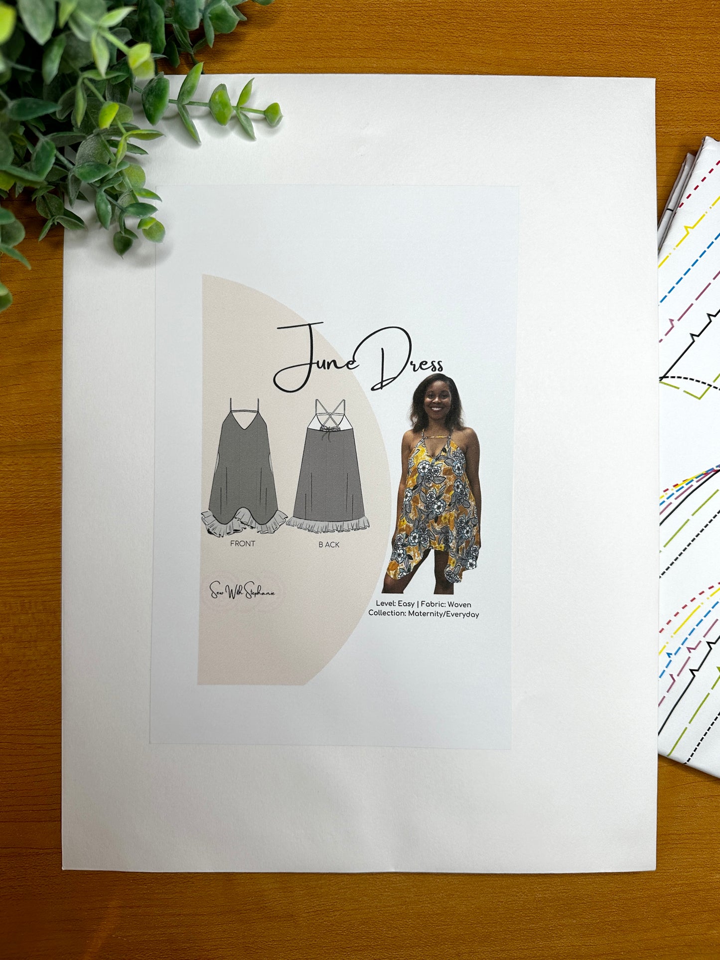 June Dress - Printed Pattern