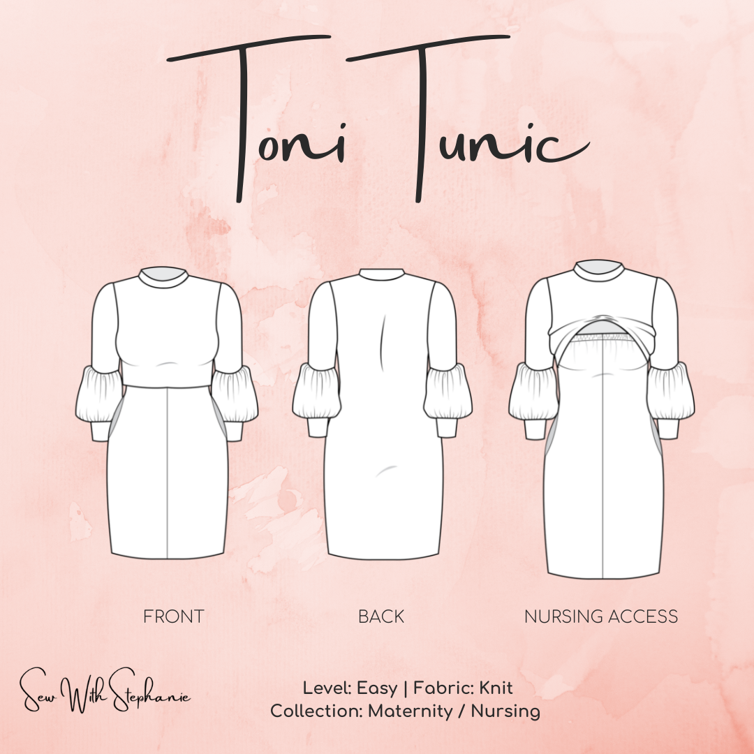 Nursing Dress Sewing Pattern Bundle (PDF)
