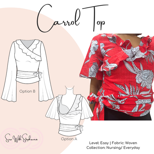 Carrol Top - Printed Pattern